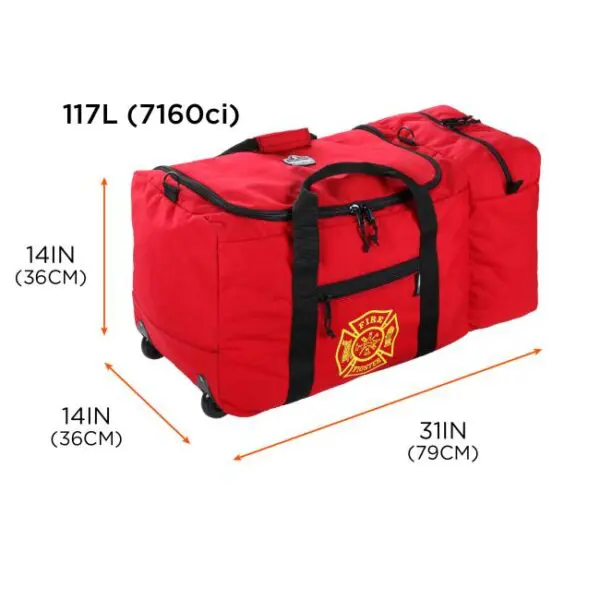 ERGODYNE: Arsenal 5005W Wheeled Firefighter Turnout Bag - Image 6